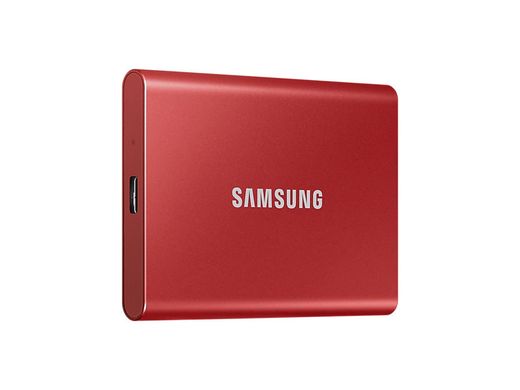 SSD накопитель Samsung Portable T7 2 TB Red (MU-PC2T0R/WW)