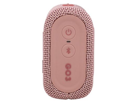 Портативная колонка JBL Go 3 Pink (JBLGO3PINK)