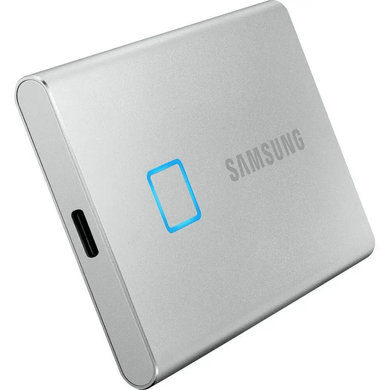 SSD накопитель Samsung T7 Touch 2 TB Silver (MU-PC2T0S/WW)