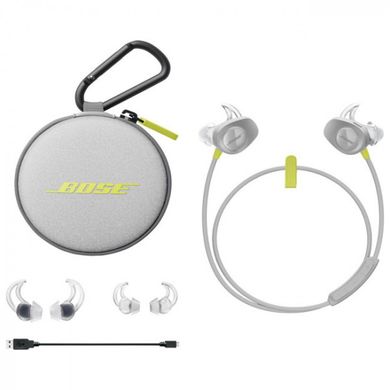 Навушники з мікрофоном Bose SoundSport wireless Citron 761529-0030