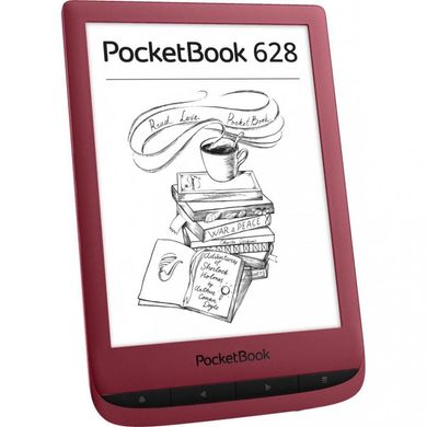 Електронна книга PocketBook 628 Touch Lux 5 Ruby Red (PB628-R-CIS)