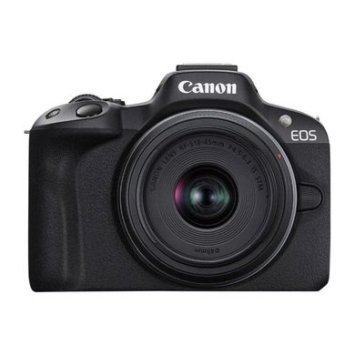 Бездзеркальний фотоапарат Canon EOS R50 kit RF-S 18-45mm IS STM + RF-S 55-210mm IS STM Black (5811C034)