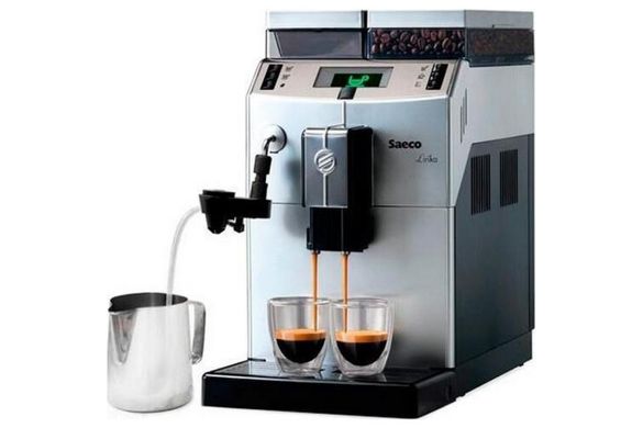 Кофемашина автоматическая Saeco Lirika Plus Cappuccino Silver (RI9841/01) + средство от накипи 250 мл