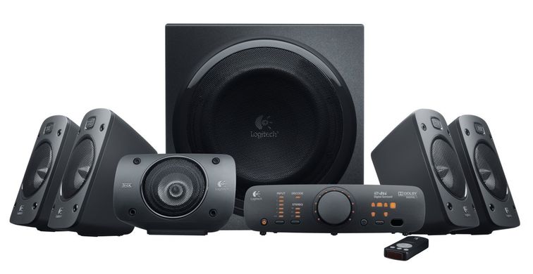 Колонки для домашнего кинотеатра Logitech Z906 5.1 Surround Sound Speaker System (980-000468)