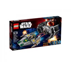 Блочный конструктор LEGO Star Wars Истребитель TIE Дарта Вейдера и истребитель A-Wing (75150)