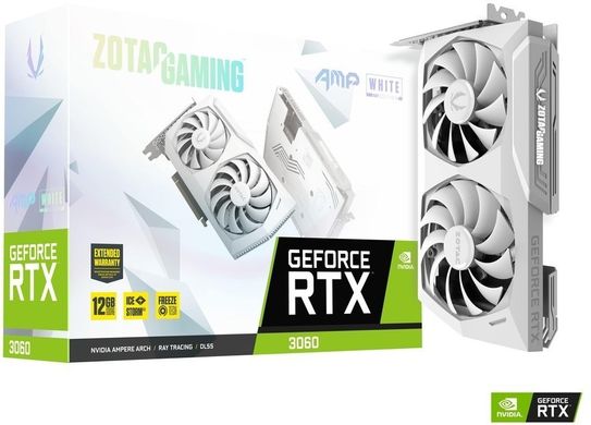 Видеокарта Zotac Gaming GeForce RTX 3060 AMP White Edition (ZT-A30600F-10P)