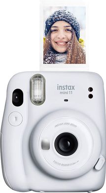Фотокамера мгновенной печати Fujifilm Instax Mini 11 White + Чехол + Фотопленка 10шт