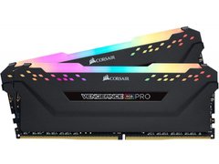 Память для настольных компьютеров Corsair 16 GB (2x8GB) DDR4 3600 MHz Vengeance RGB Pro Black (CMW16GX4M2D3600C18)