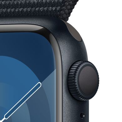 Смарт-часы Apple Watch Series 9 GPS 41mm Midnight Aluminum Case w. Midnight Sport Loop (MR8Y3)