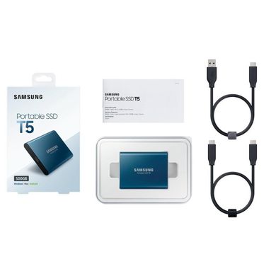 SSD накопитель Samsung T5 Black 2 TB (MU-PA2T0B/WW)