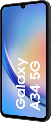 Смартфон Samsung Galaxy A34 5G 6/128GB Awesome Graphite (SM-A346B/DSN)