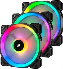 Вентилятор Corsair LL120 RGB Dual Light Loop RGB LED PWM 3 Fan Pack with Lighting Node PRO (CO-9050072-WW)