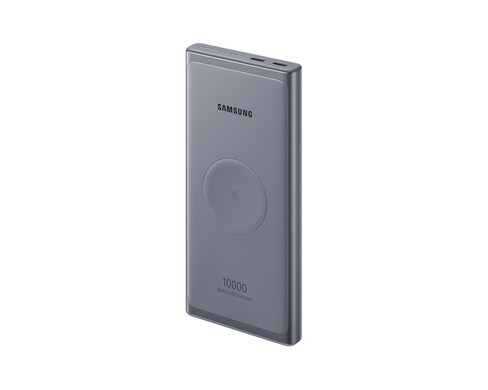 Зовнішній акумулятор (павербанк) Samsung Wireless 10000 mAh Grey (EB-U3300XJEGEU)