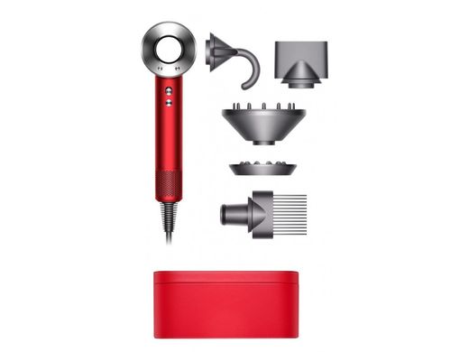 Фен Dyson HD07 Supersonic Red/Nikel with Case (397704-01)