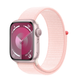 Смарт-часы Apple Watch Series 9 GPS 41mm Pink Aluminum Case w. Light Pink S. Loop (MR953) - 4