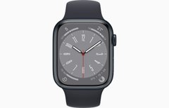 Смарт-часы Apple Watch Series 8 GPS + Cellular 41mm Midnight Aluminum Case w. Midnight Sport Band (MNHV3)