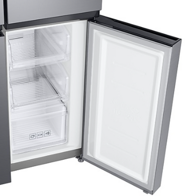 Холодильник з морозильною камерою Samsung RF48A401EM9