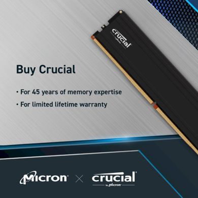 Память для настольных компьютеров Crucial 64 GB (2x32GB) DDR5 5600 MHz Pro (CP2K32G56C46U5)