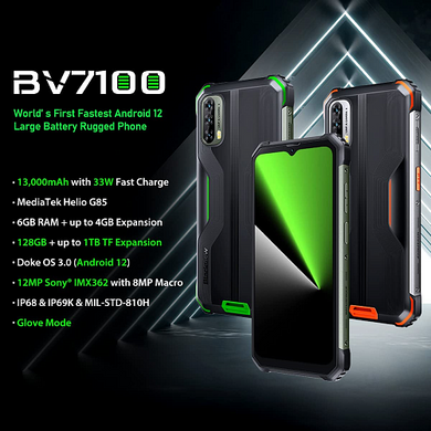 Смартфон Blackview BV7100 6/128GB Conquest Black