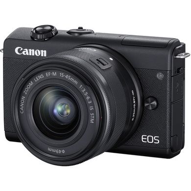 Беззеркальный фотоаппарат Canon EOS M200 kit (15-45mm) IS STM Black (3699C027)
