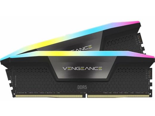 Пам'ять для настільних комп'ютерів Corsair 64 GB (2x32GB) DDR5 6400 MHz Vengeance RGB (CMH64GX5M2B6400C32)