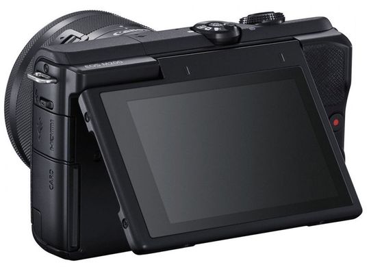 Бездзеркальний фотоапарат Canon EOS M200 kit (15-45mm) IS STM Black (3699C027)