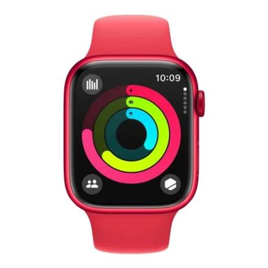 Смарт-часы Apple Watch Series 9 GPS 41mm Starlight Aluminum Case w. Starlight Sport Band - S/M (MR8T3)