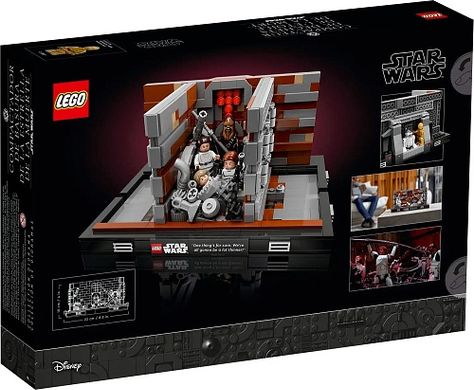 Блоковый конструктор LEGO Star Wars Диорама «Уплотнитель мусора на Звезде Смерти» (75339)