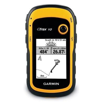 GPS-навігатор багатоцільовий Garmin eTrex 10 (010-00970-01)