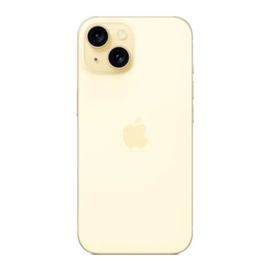 Смартфон Apple iPhone 15 eSIM 256GB Yellow (MTM63)