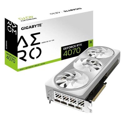 Відеокарта Gigabyte GeForce RTX 4070 AERO OC V2 12G (GV-N4070AERO OCV2-12GD)