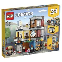 Блоковий конструктор LEGO Creator Зоомагазин и кафе в центре города (31097)