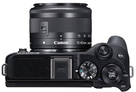 Беззеркальный фотоаппарат Canon EOS M6 Mark II kit (15-45mm) Black (3611C012)