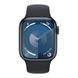 Смарт-часы Apple Watch Series 9 GPS 45mm Silver Aluminum Case w. Storm Blue Sport Band - S/M (MR9D3) - 4