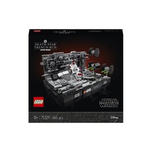 Блоковий конструктор LEGO Star Wars Діорама «Політ над Зіркою Смерті» (75329)