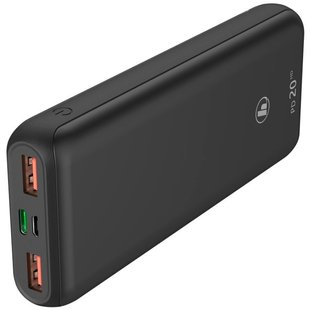 Зовнішній акумулятор (Power Bank) HAMA Prime Line PD20-HD 20000mAh Anthracite (00187289)