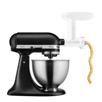 Планетарний Міксер KitchenAid 5K45SSBM Classic та Насадка-м'ясорубка KitchenAid 5KSMFGA