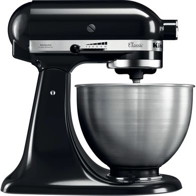 Планетарний Міксер KitchenAid 5K45SSBM Classic та Насадка-м'ясорубка KitchenAid 5KSMFGA