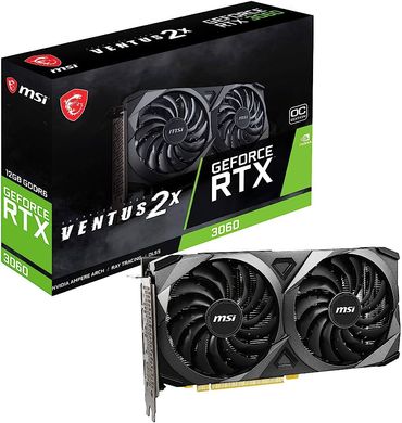 Видеокарта MSI GeForce RTX 3060 VENTUS 2X 12G OC