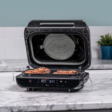 Мультипіч (аерофритюрниця) NINJA Health Grill & Air Fryer XL AG551EU