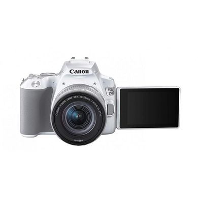 Дзеркальний фотоапарат Canon EOS 250D kit (18-55mm) IS White (3458C003AA)