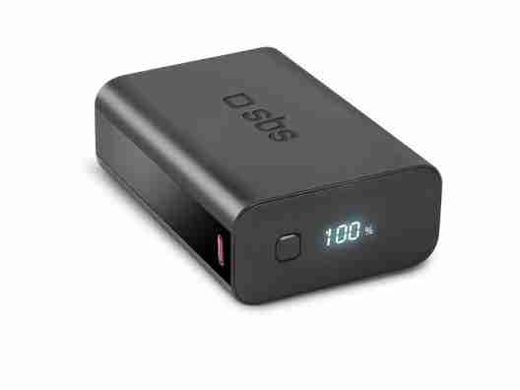 Наружный аккумулятор SBS 20000mAh Black TEBB20000LCDEVOPD20K