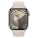 Смарт-часы Apple Watch Series 9 GPS 45mm Silver Aluminum Case w. Storm Blue Sport Band - S/M (MR9D3)