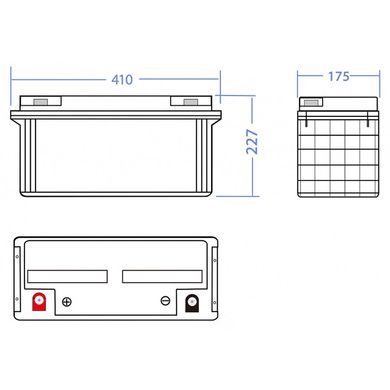 Аккумулятор для ИБП MAXX Battery FM-12-120Ah 120 Ah 12V