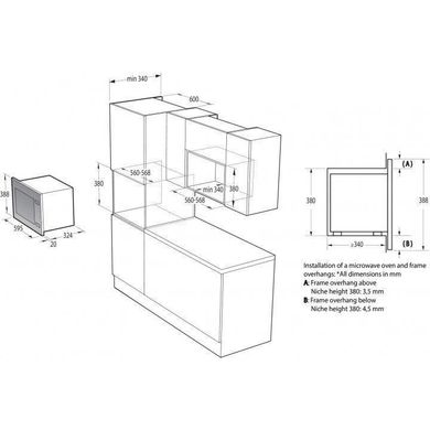 Встраиваемая микроволновая печь Gorenje BM201AG1X