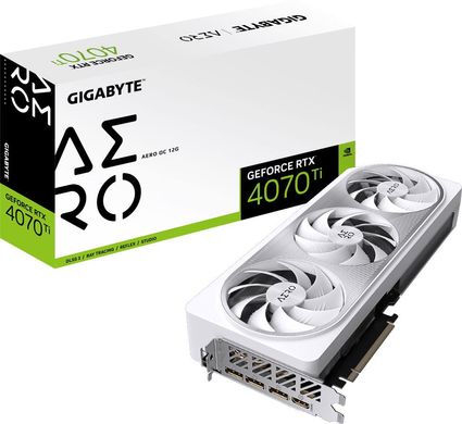 Видеокарта GIGABYTE GeForce RTX 4070 Ti AERO OC 12G (GV-N407TAERO OC-12GD)