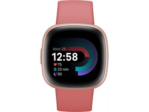 Смарт-годинник Fitbit Versa 4 Beet Juice/Copper Rose (FB523RGRD)