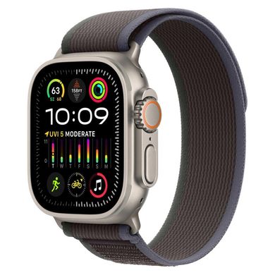 Смарт-часы Apple Watch Ultra 2 GPS + Cellular 49mm Titanium Case с Orange/Beige Trail Loop - S/M (MRF13)