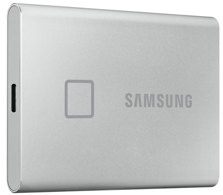 SSD накопитель Samsung T7 Touch 500 GB Silver (MU-PC500S/WW)