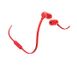 Навушники з мікрофоном JBL T110 Red (JBLT110RED) - 2